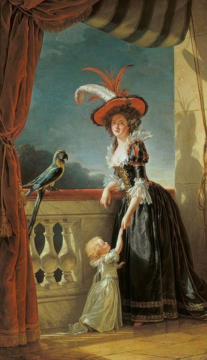 Louise Elisabeth de France / Labille-Guiar door Adelaide Labille Guiard