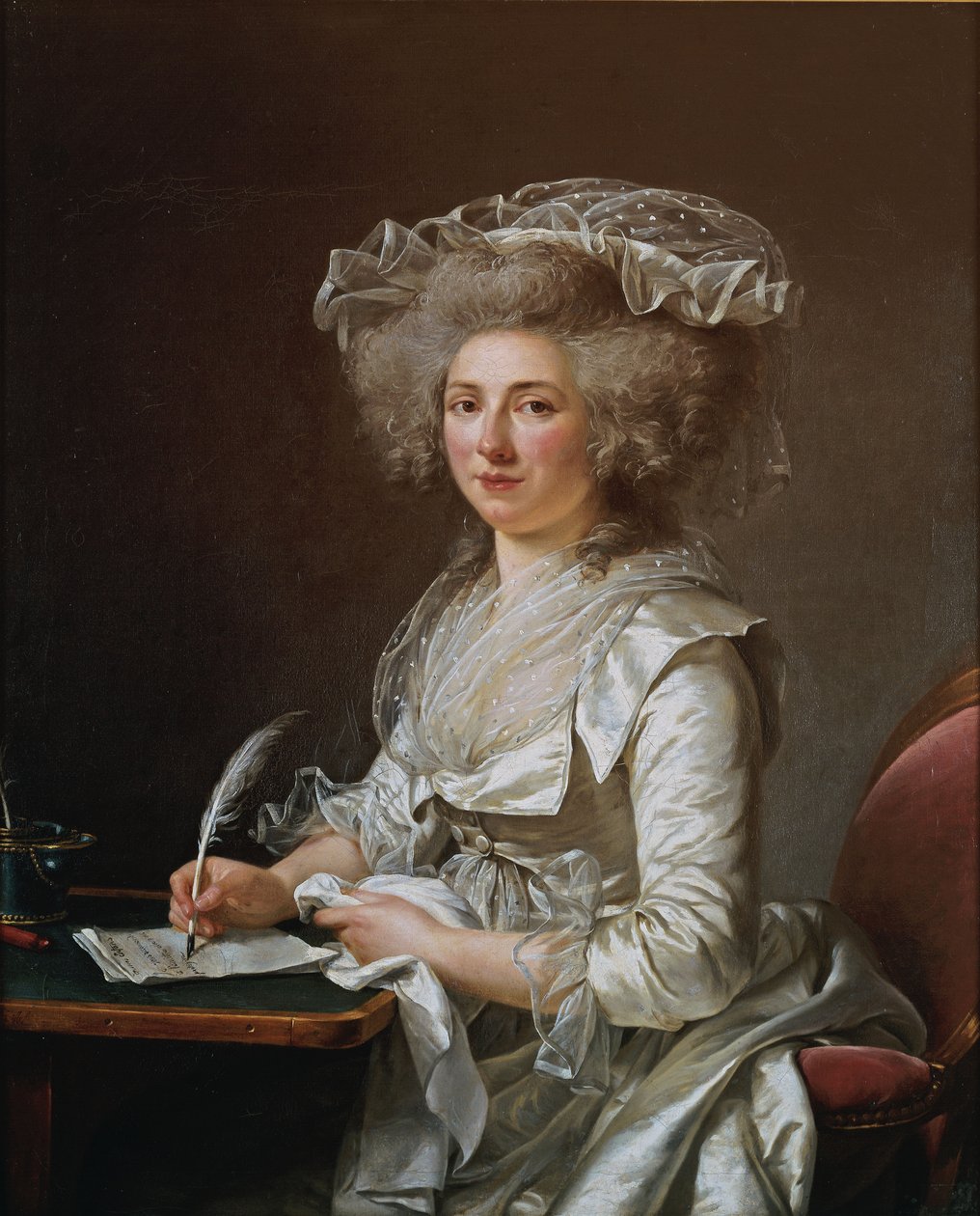 Portret van Madame Roland door Adelaide Labille Guiard