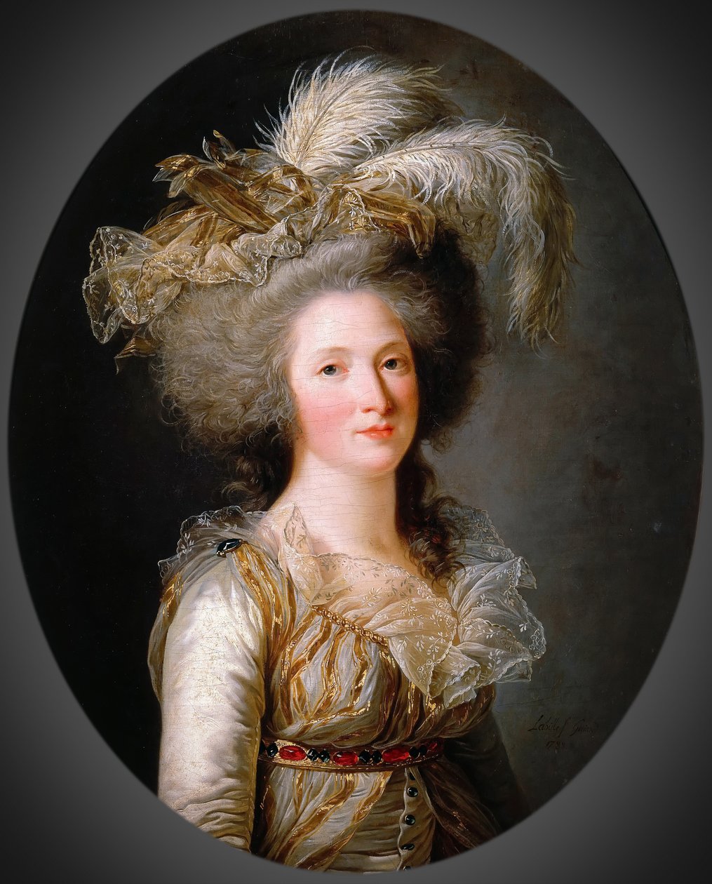 Élisabeth Philippine Marie Hélène de Bourbon door Adelaide Labille Guiard