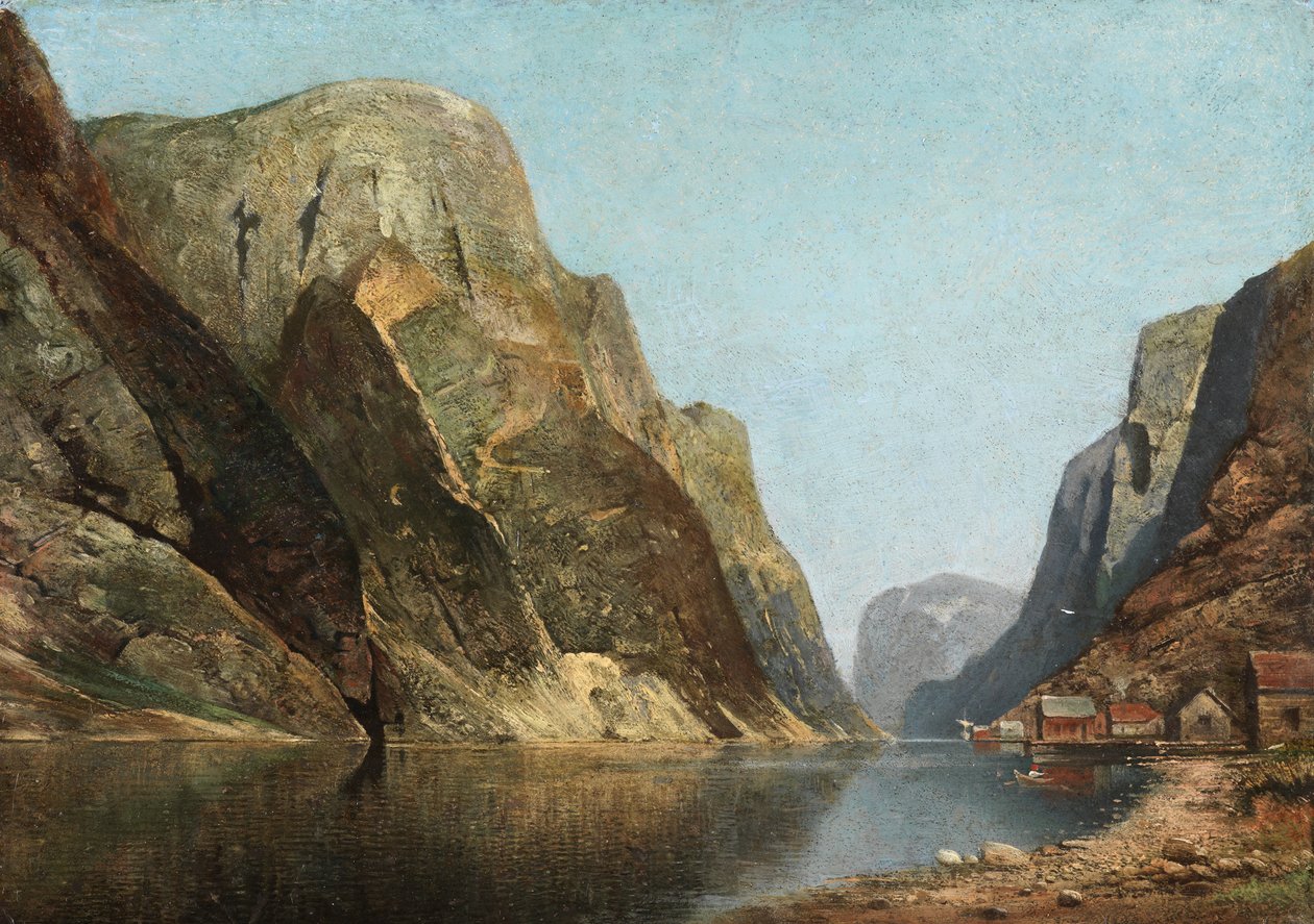 Sognefjord, Noorwegen door Adelsteen Normann