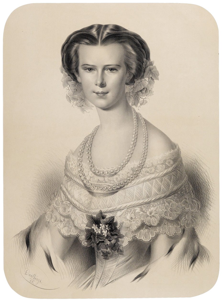 Portret van de jonge keizerin door Adolf Dauthage