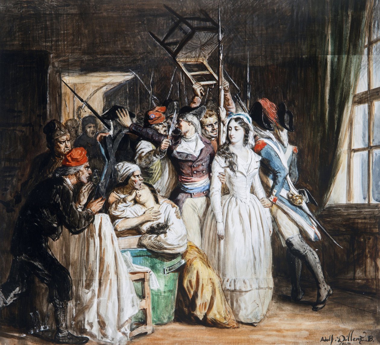 Onbekend schilderij door Adolf Alexander Dillens