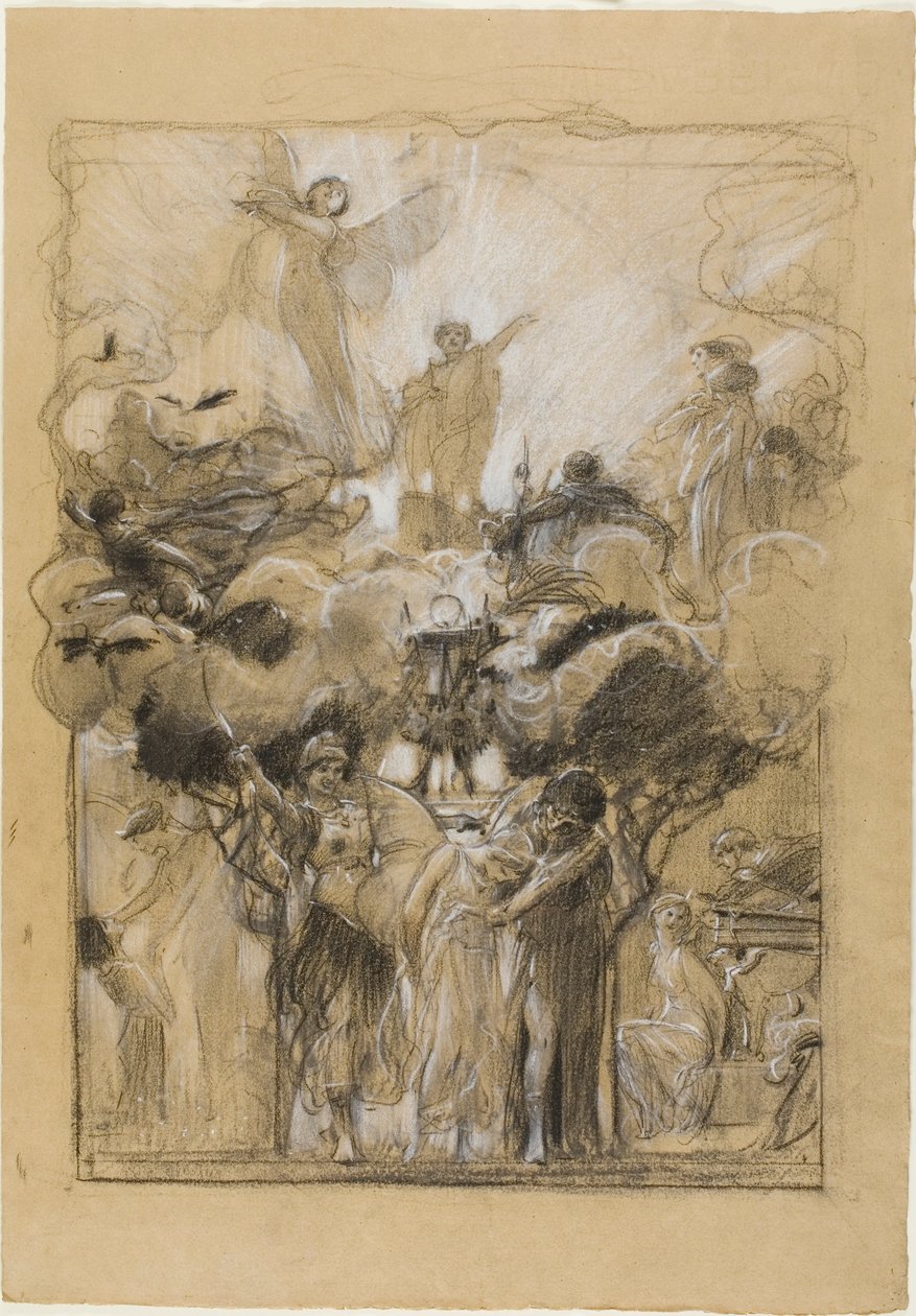 Groepscompositie uit Fantasia Enchained door Adolf Hiremy Hirschl