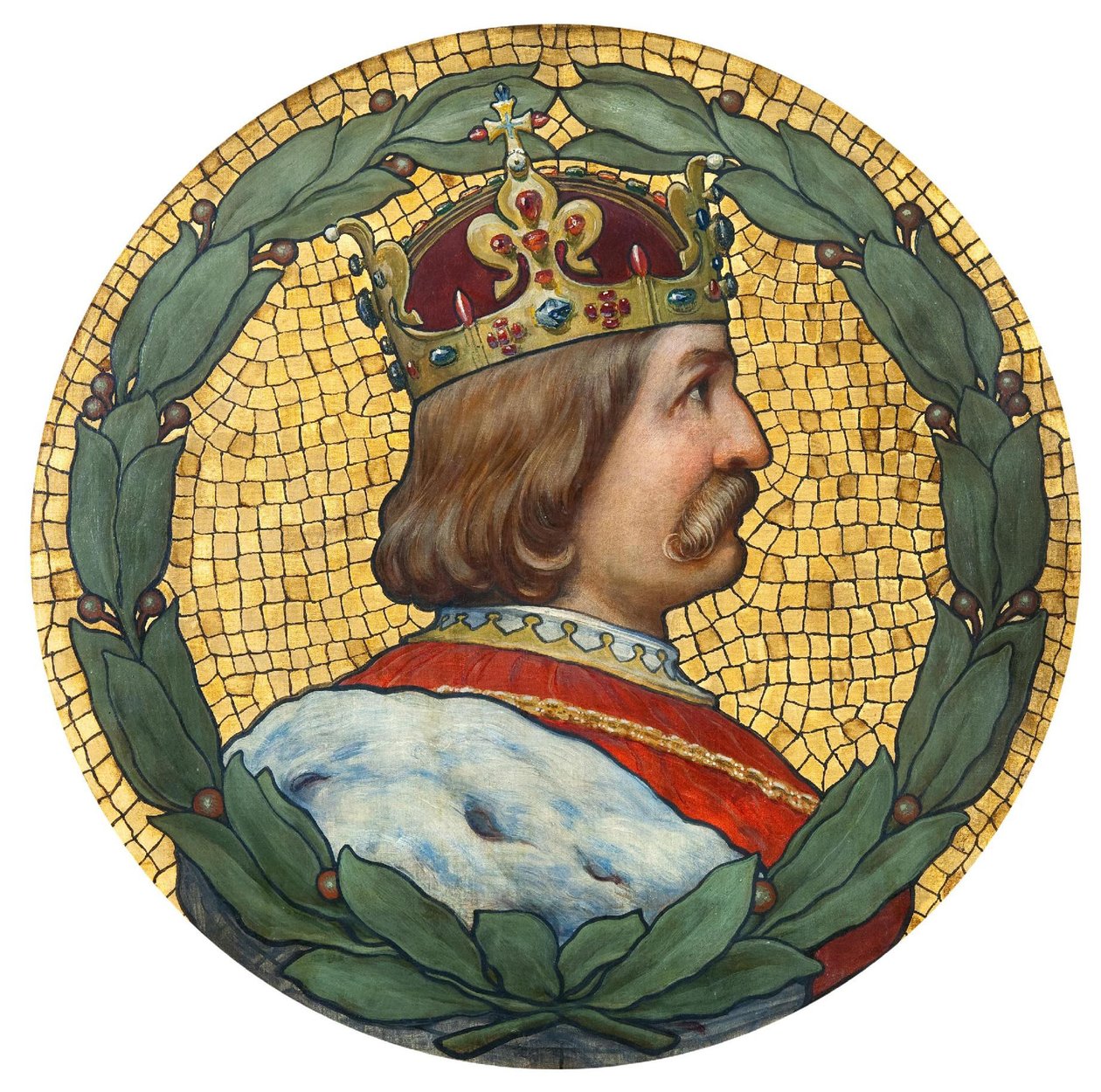 George van Podebrady, 1900 door Adolf Liebscher