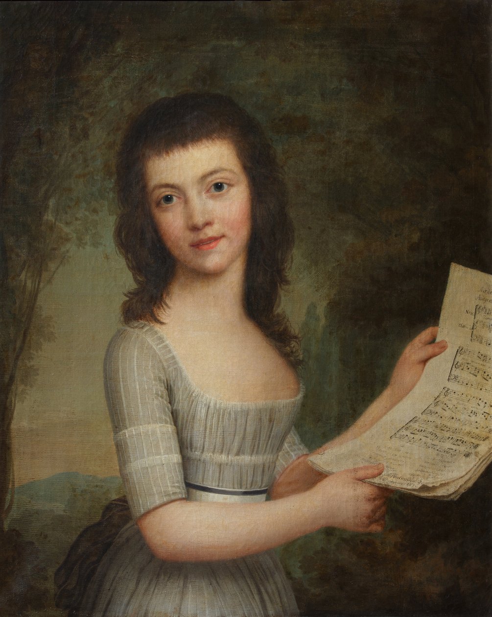 Portret van juffrouw Wittfooth, 1789 door Adolf Ulrich Wertmuller