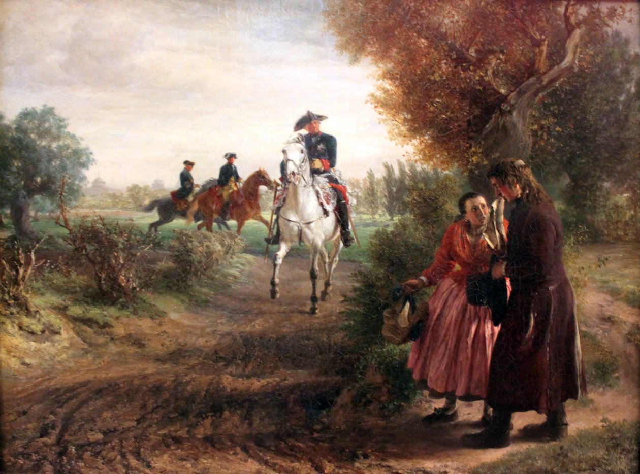 Het verzoekschrift door Adolph Menzel