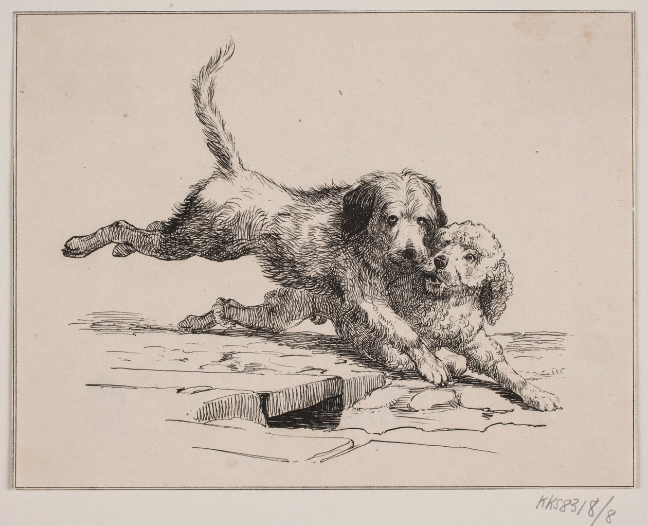 Het Gevecht door Johan Adolph Kittendorff