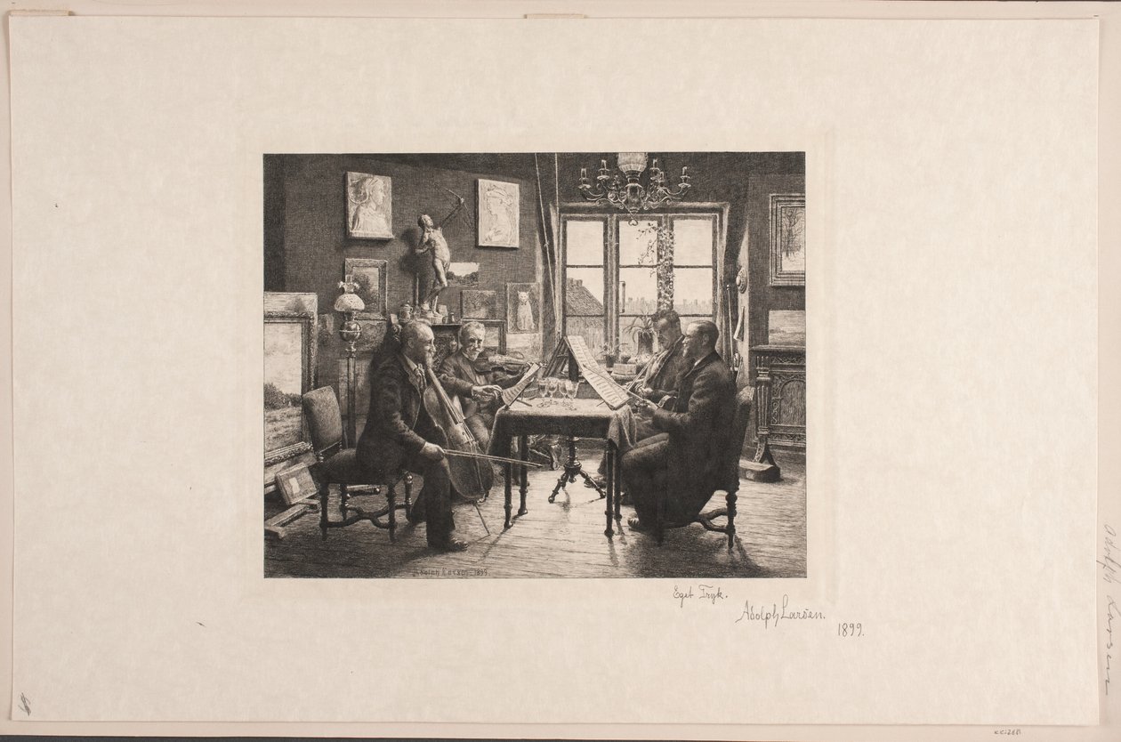 Het kwartet door Adolph Larsen