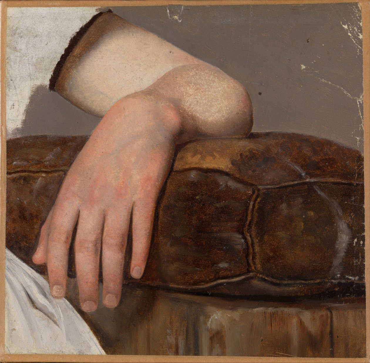 De arm van een vrouw door Adolph Tidemand