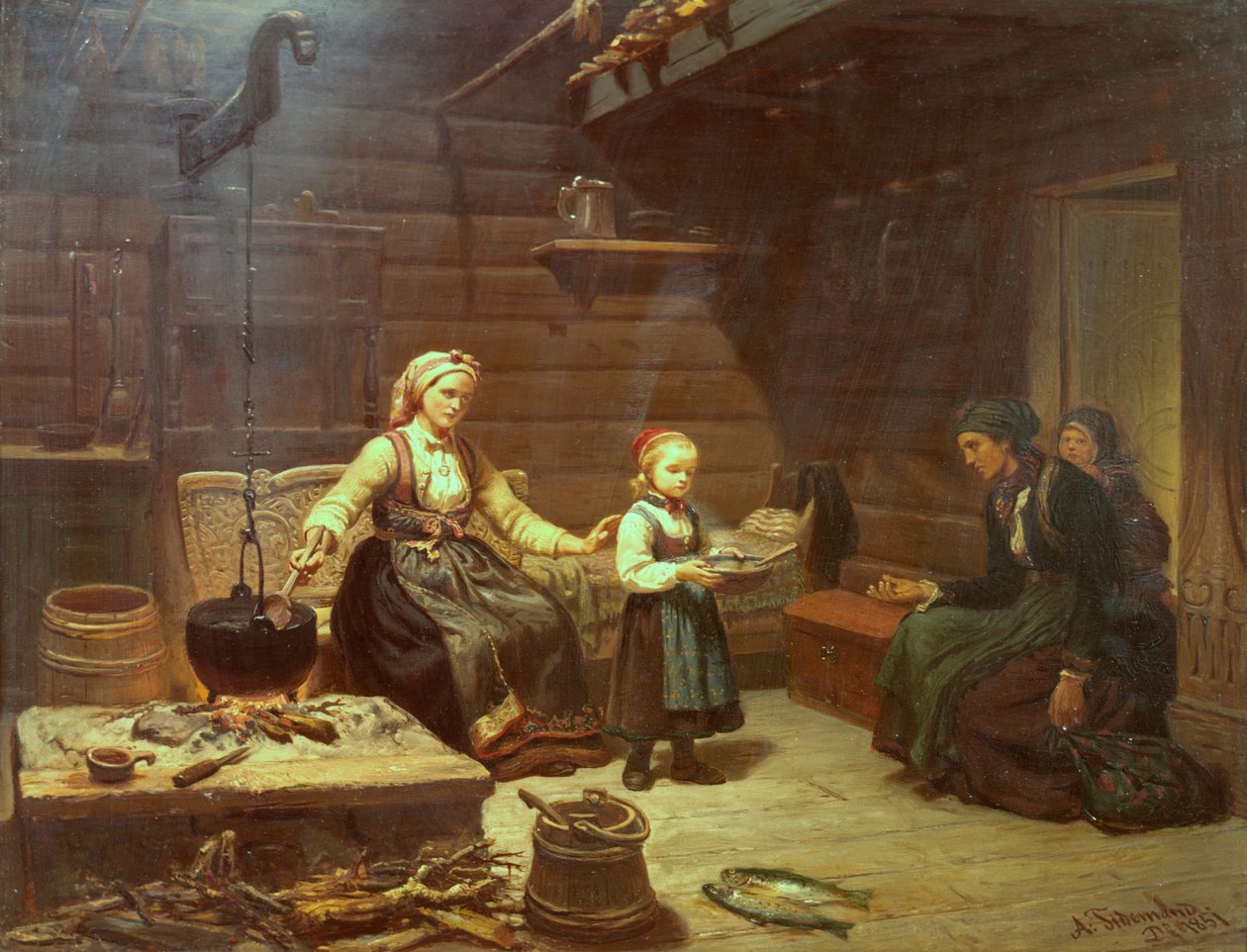De bedelaar door Adolph Tidemand
