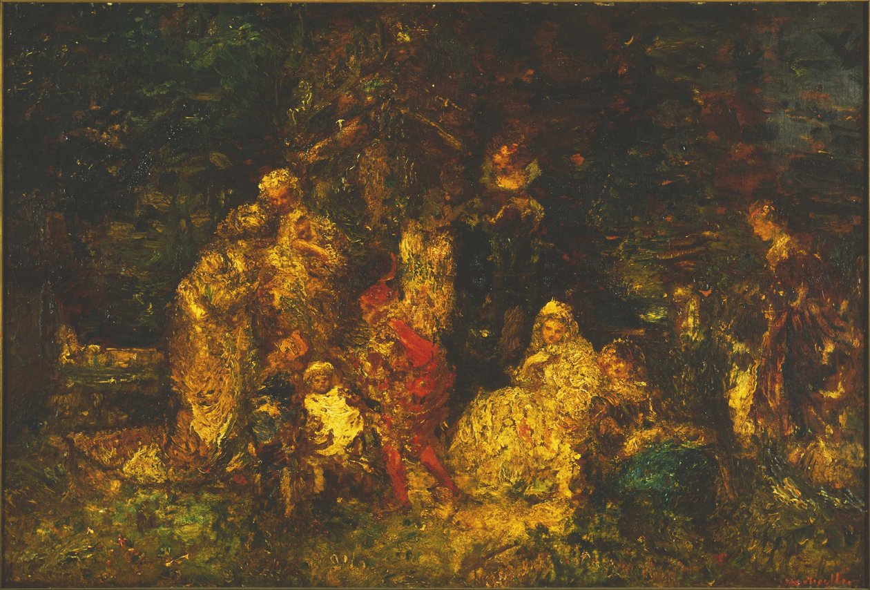 Zoals je het leuk vindt door Adolphe Joseph Thomas Monticelli