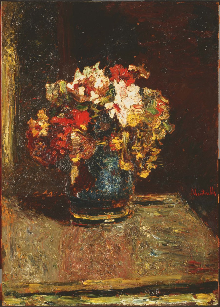 Boeket door Adolphe Joseph Thomas Monticelli