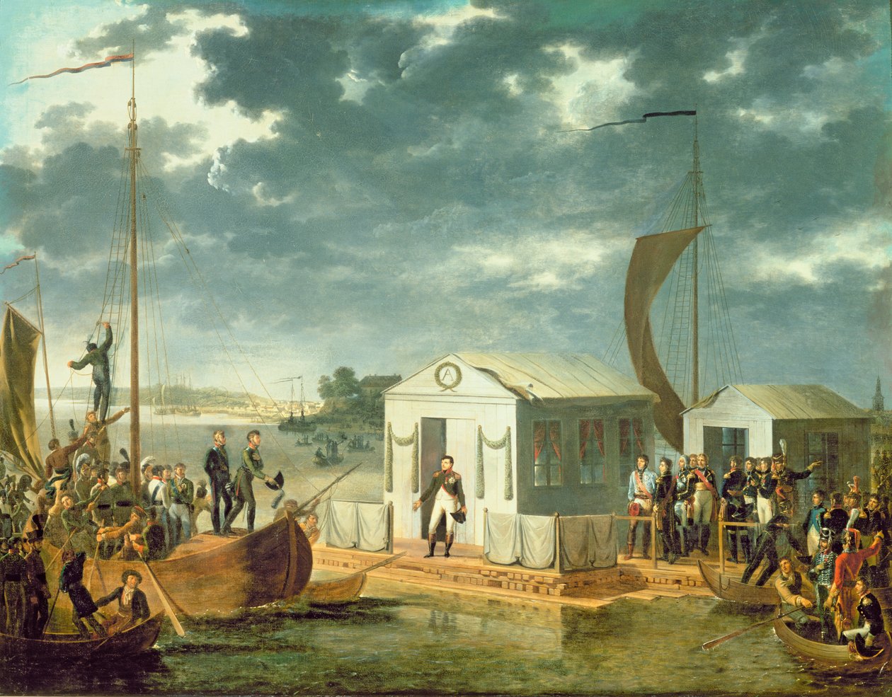 Verdrag van Tilsitz, 1807 door Adolphe Roehn