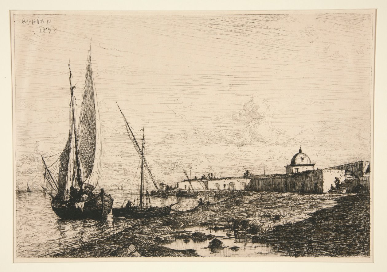 De Haven van San Remo door Adolphe Appian