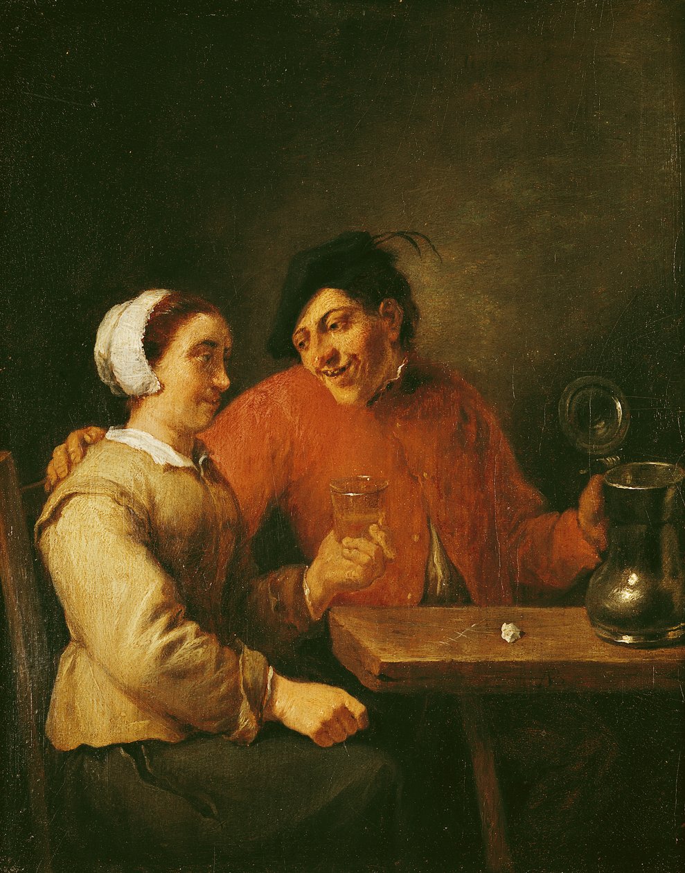 Drinkers door Adriaen Brouwer