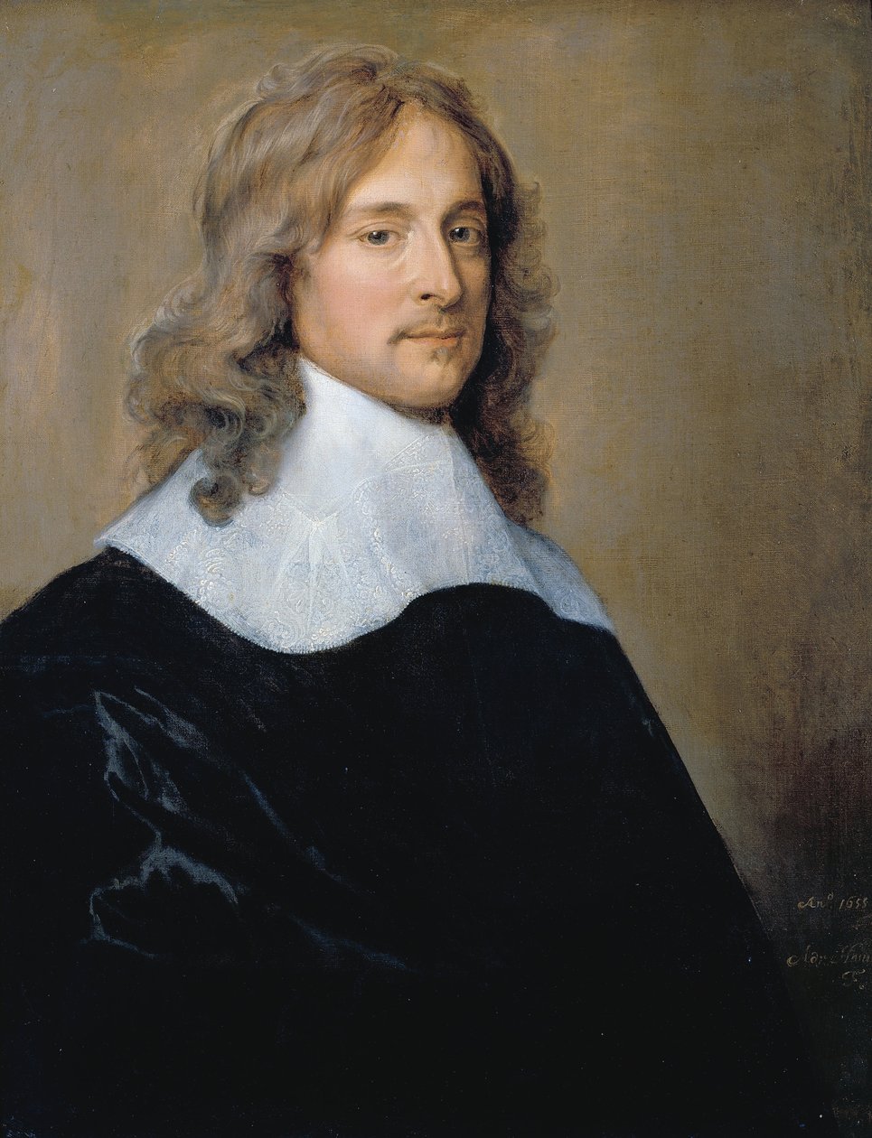 Portret van een man door Adriaen Hanneman