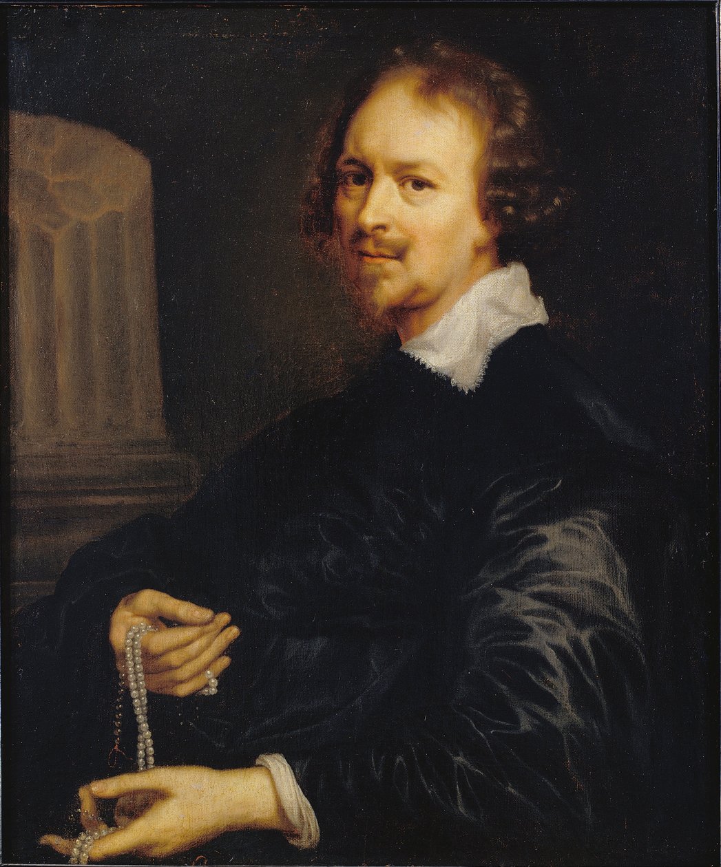 Portret van een man door Adriaen Hanneman