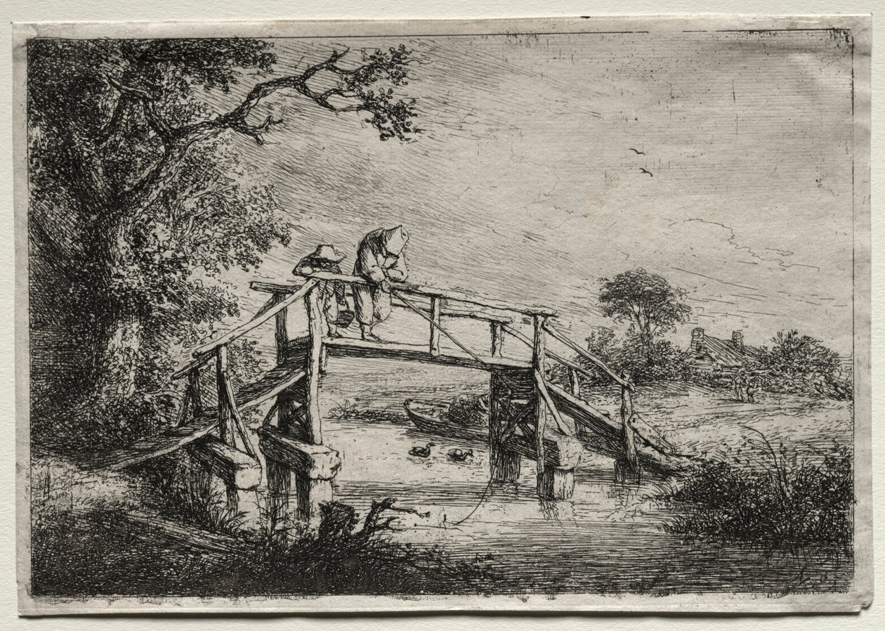 De vissers door Adriaen Jansz. van Ostade
