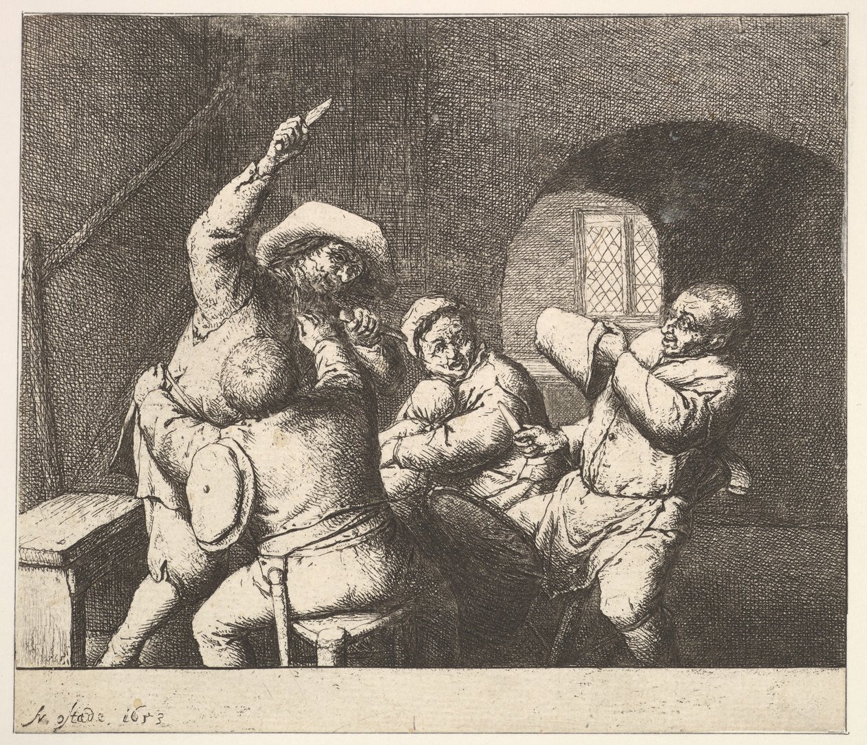 De Messteek, 1610-85 door Adriaen Jansz. van Ostade