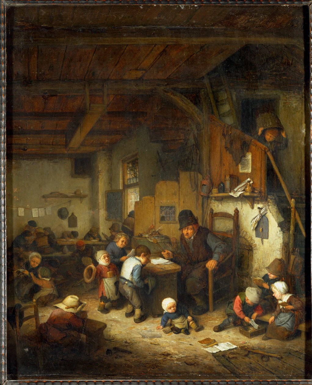 De schoolmeester ... door Adriaen Jansz. van Ostade