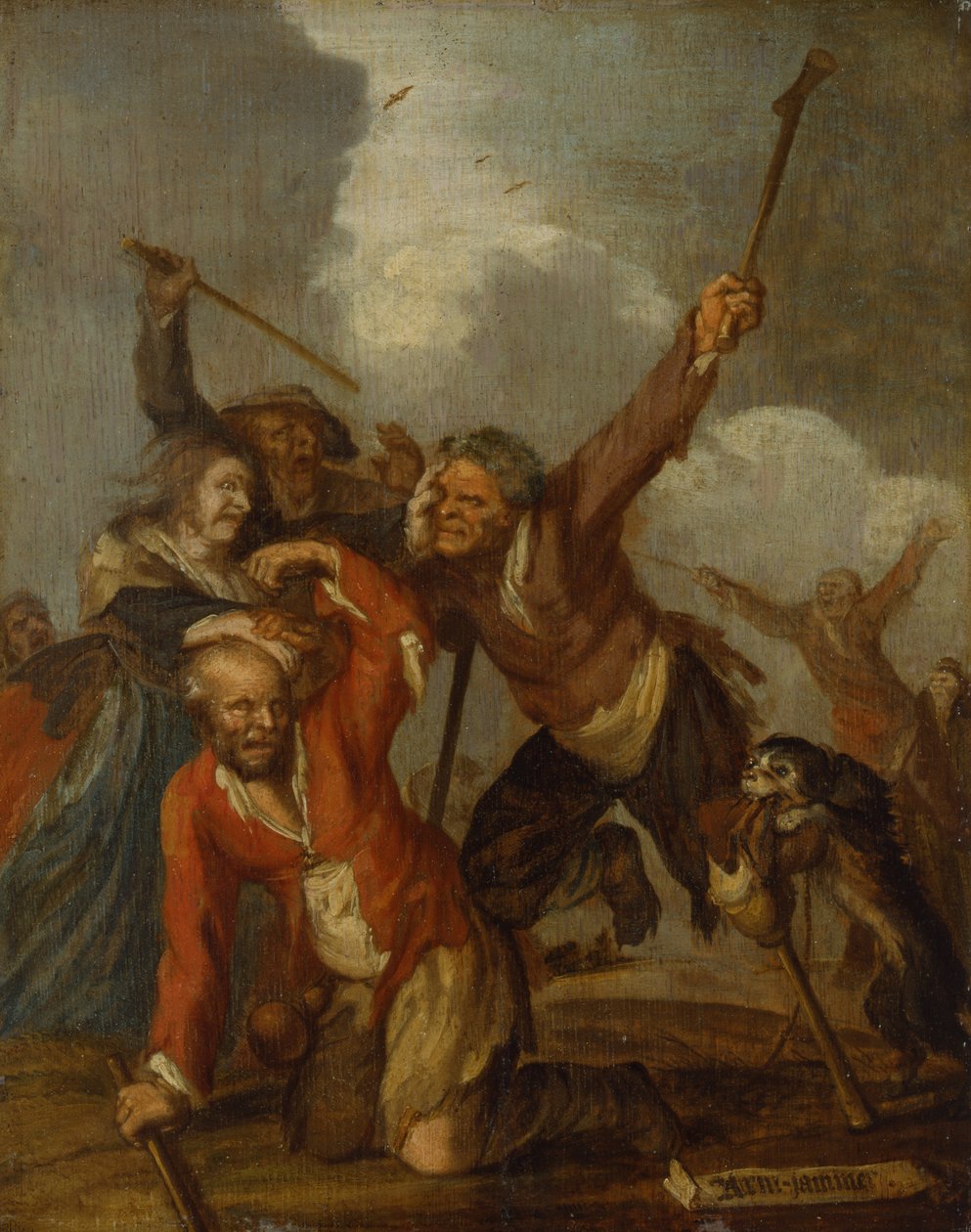 Ellende door Adriaen Pietersz van de Venne