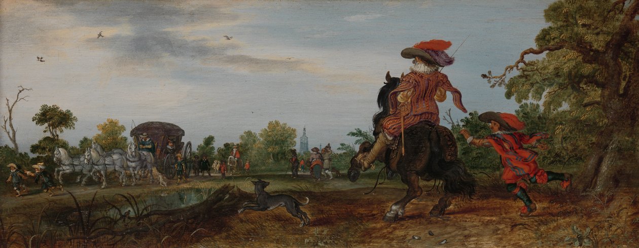Zomer (Groet) door Adriaen Pietersz van de Venne