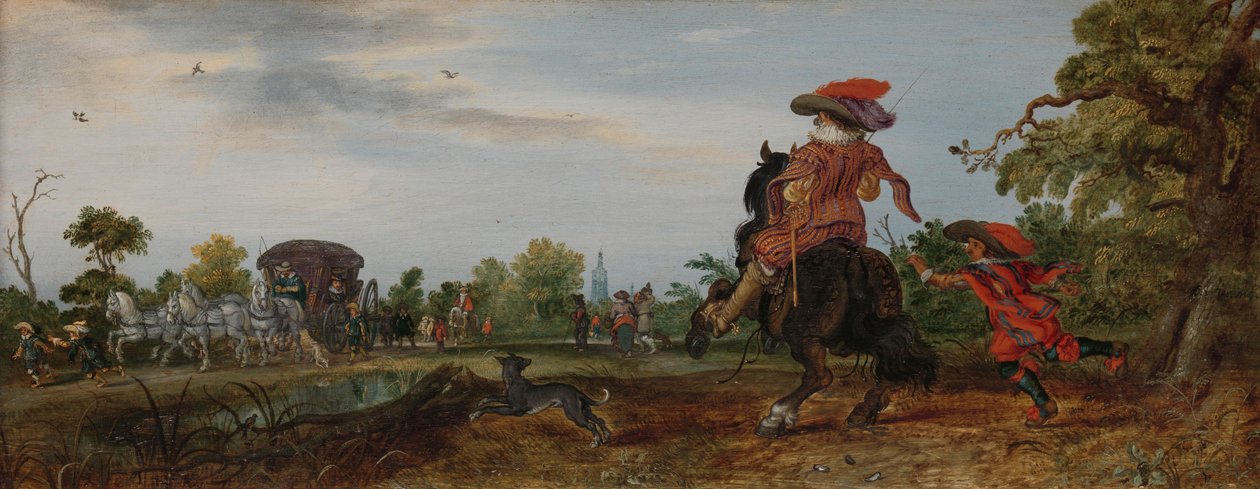 Zomer (Groet) door Adriaen Pietersz van de Venne