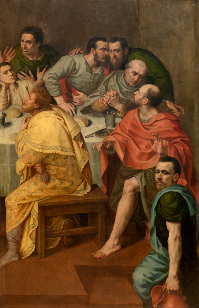 Laatste Avondmaal door Adriaen Thomasz Key
