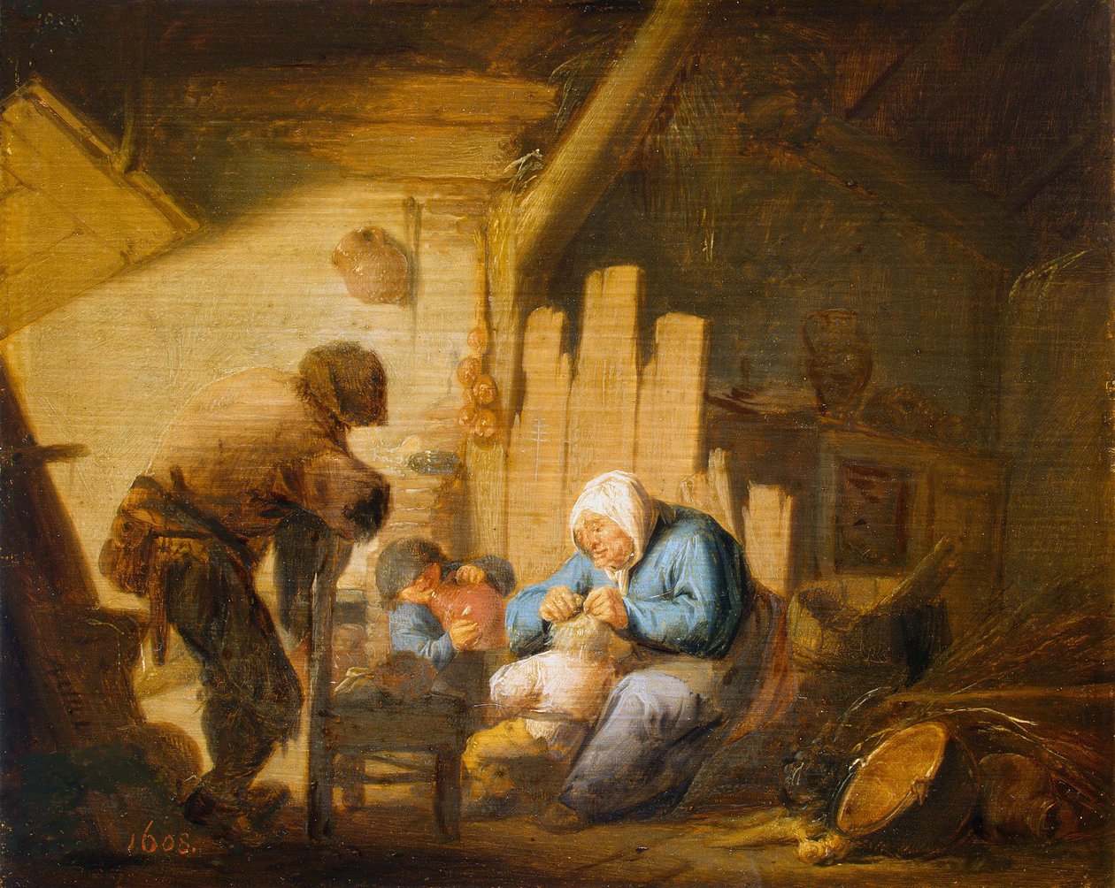 Zintuigen door Adriaen van Ostade