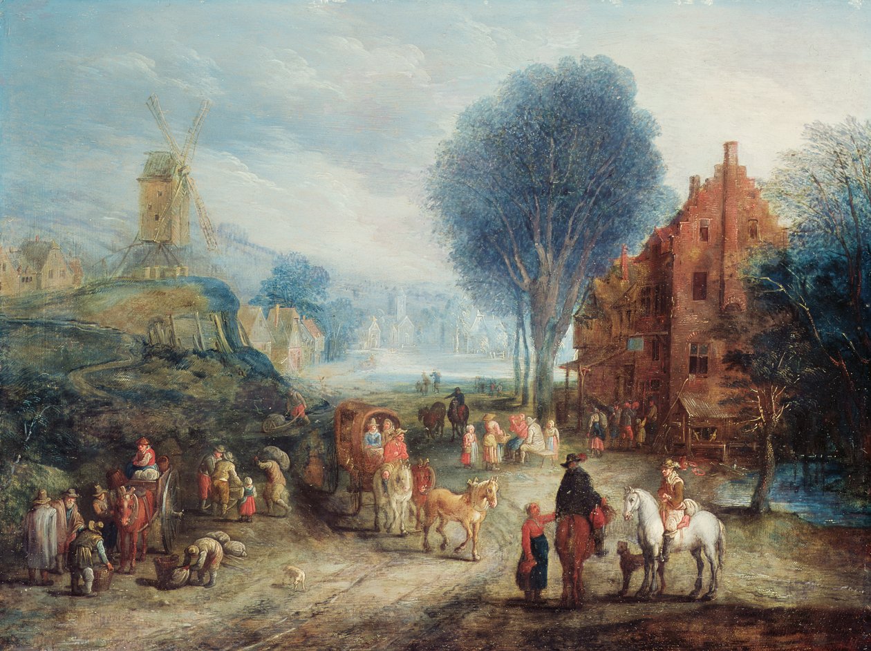 Landschap door Adriaen van Stalbemt