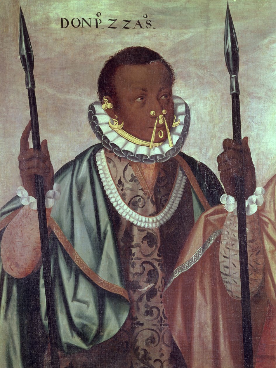 Ecuadoriaan uit Quito, detail uit 