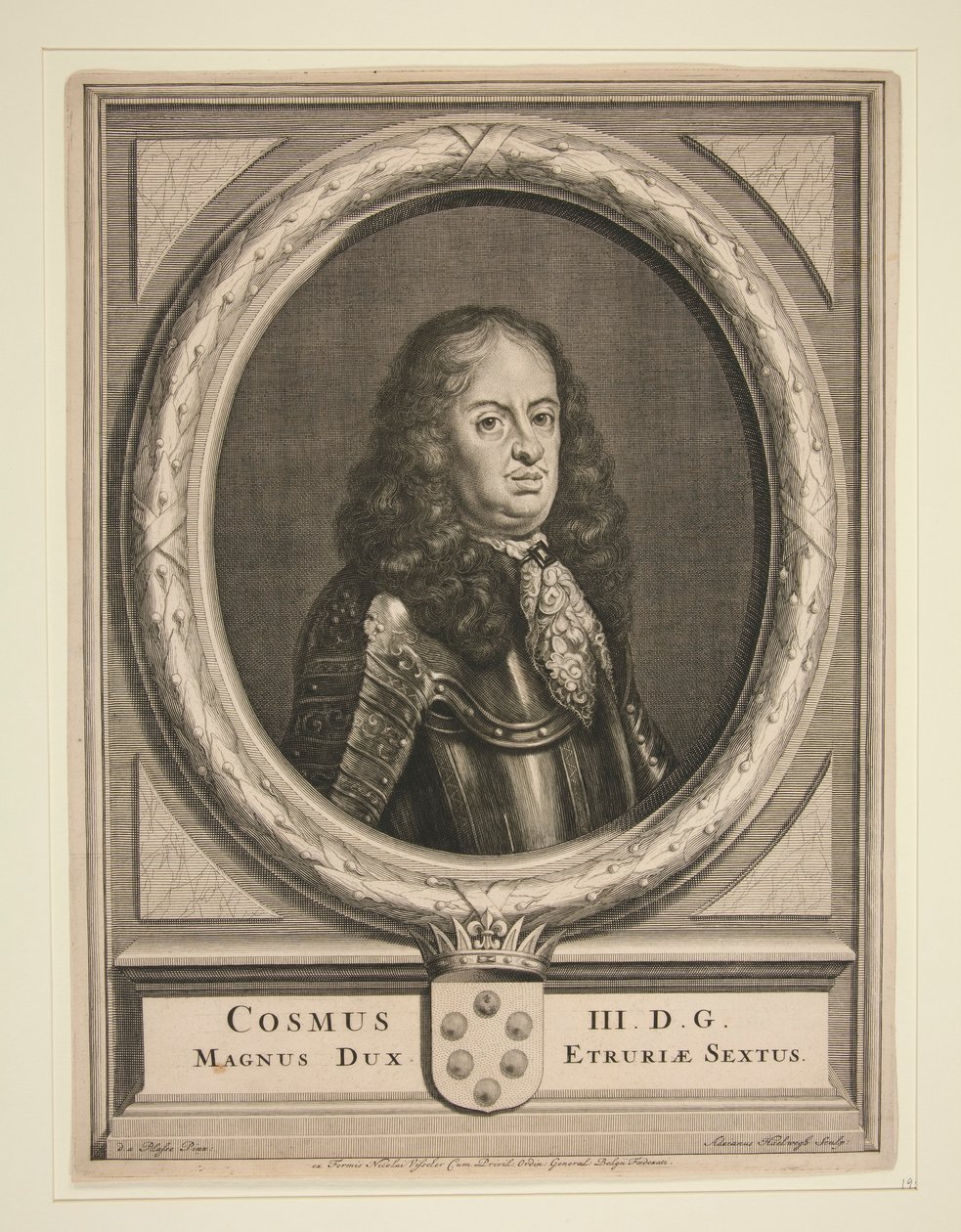Cosimo III (1 van 31 portretten) door Adrian Haelwegh