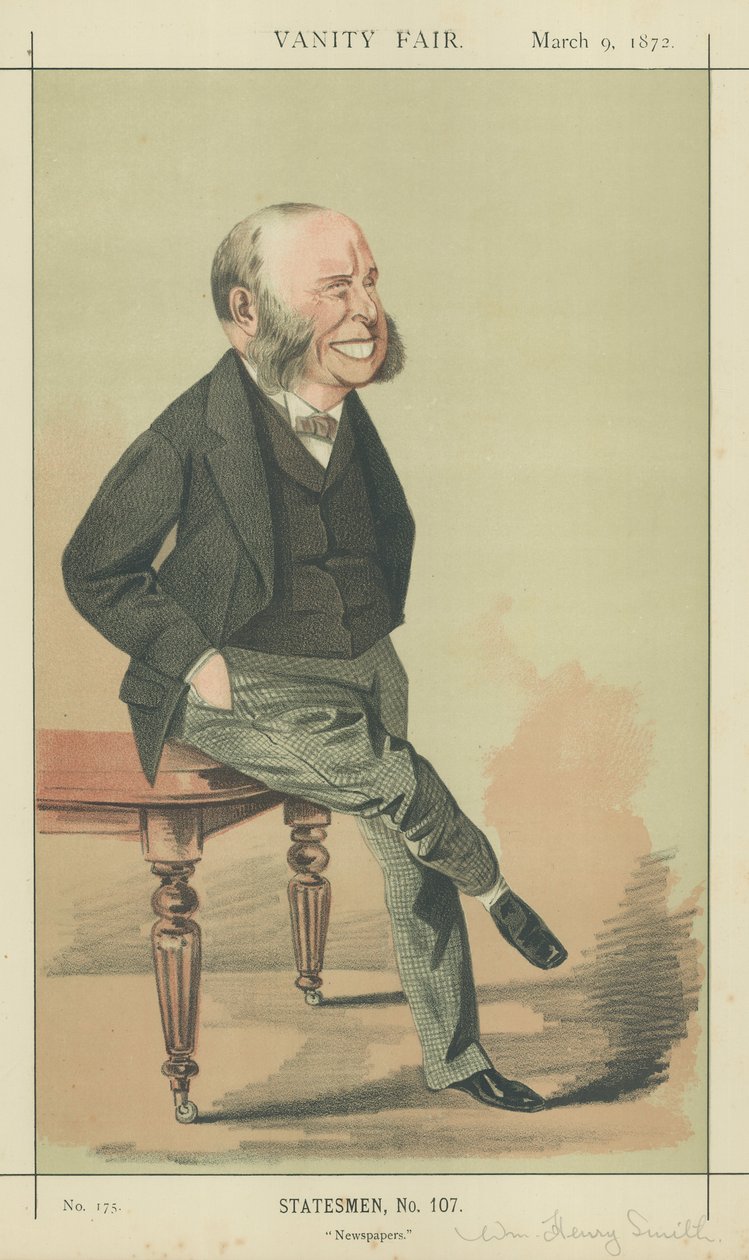 William Henry Smith (kleurenlitho) door Adriano Cecioni