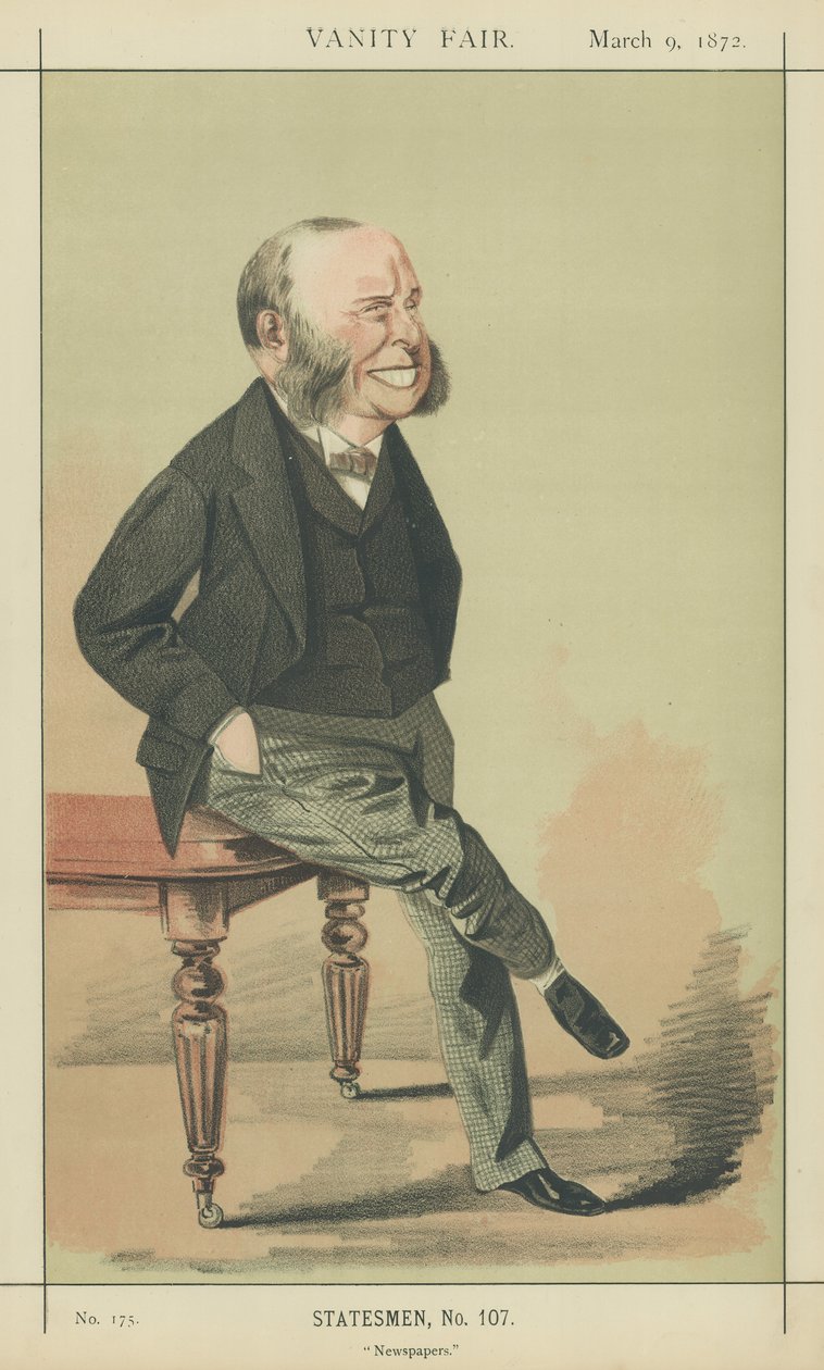 W H Smith (kleurenlitho) door Adriano Cecioni