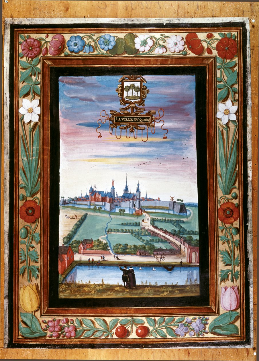 De stad Quesnoy door Adrien de Montigny