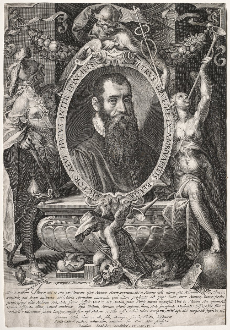 Peter Bruegel, 1606 door Aegidius Sadeler or Saedeler
