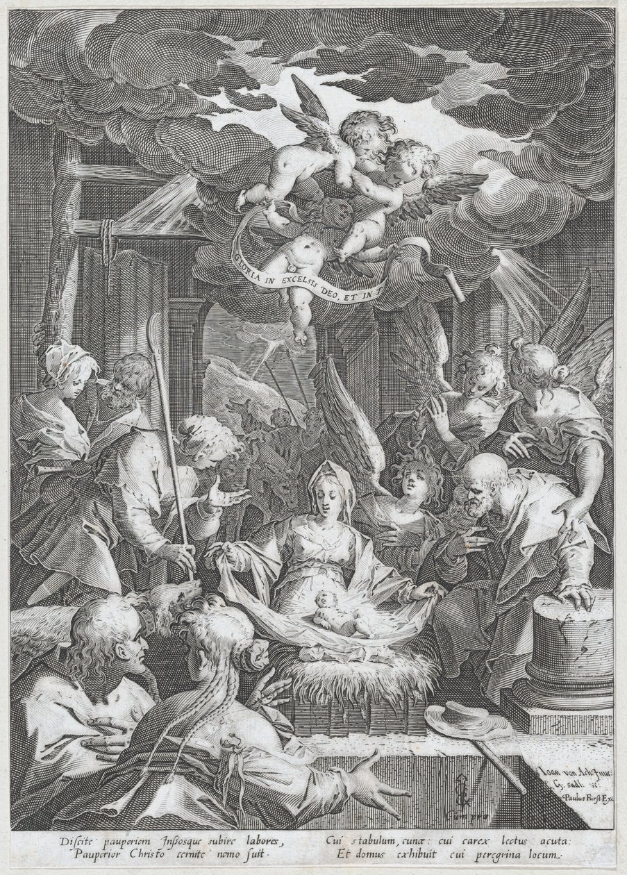 Geboorte door Aegidius Sadeler II