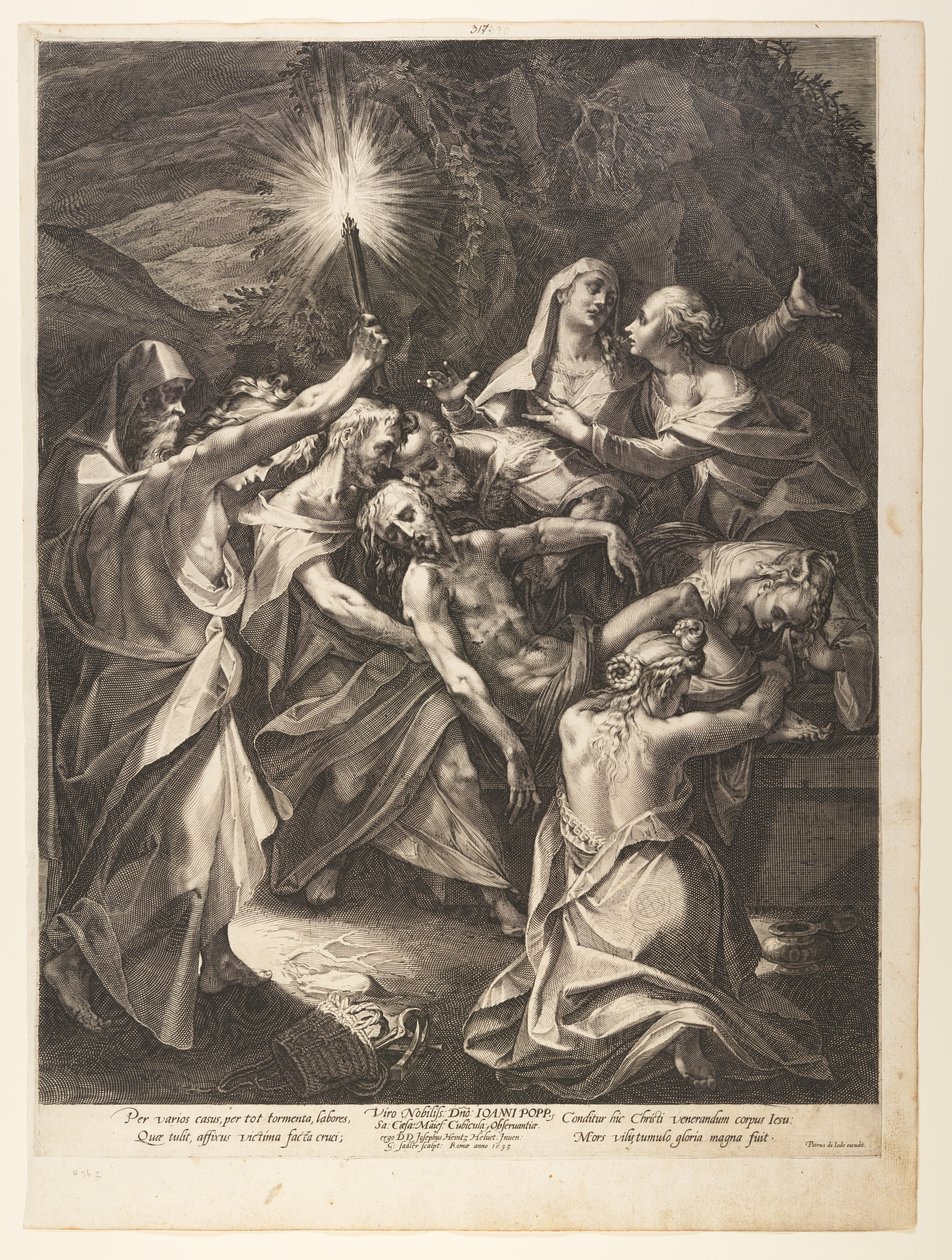 De Graflegging door Aegidius Sadeler II