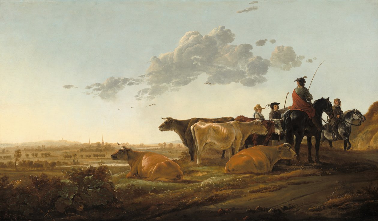 Landschap met Herders door Aelbert Cuyp