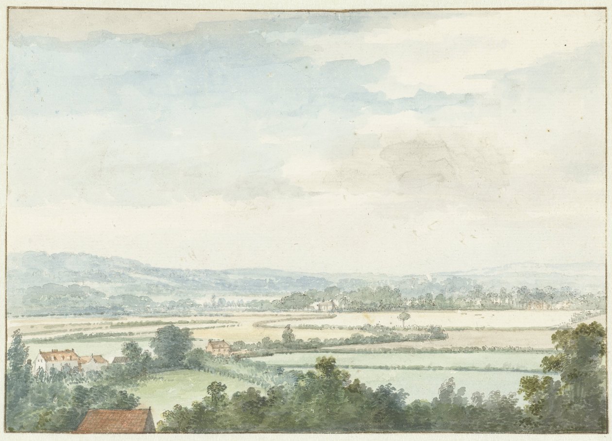 Landschap bij Windsor door Aert Schouman