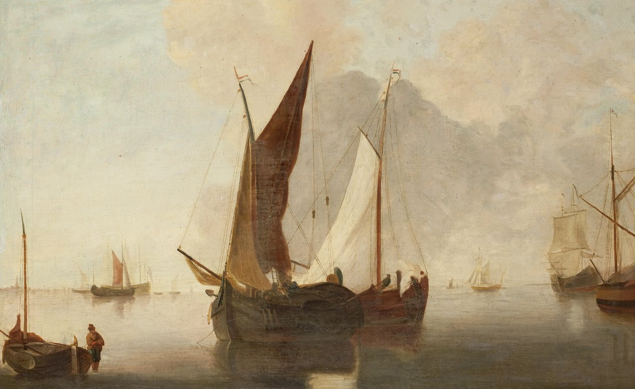 De passerende boten door After John Sell Cotman