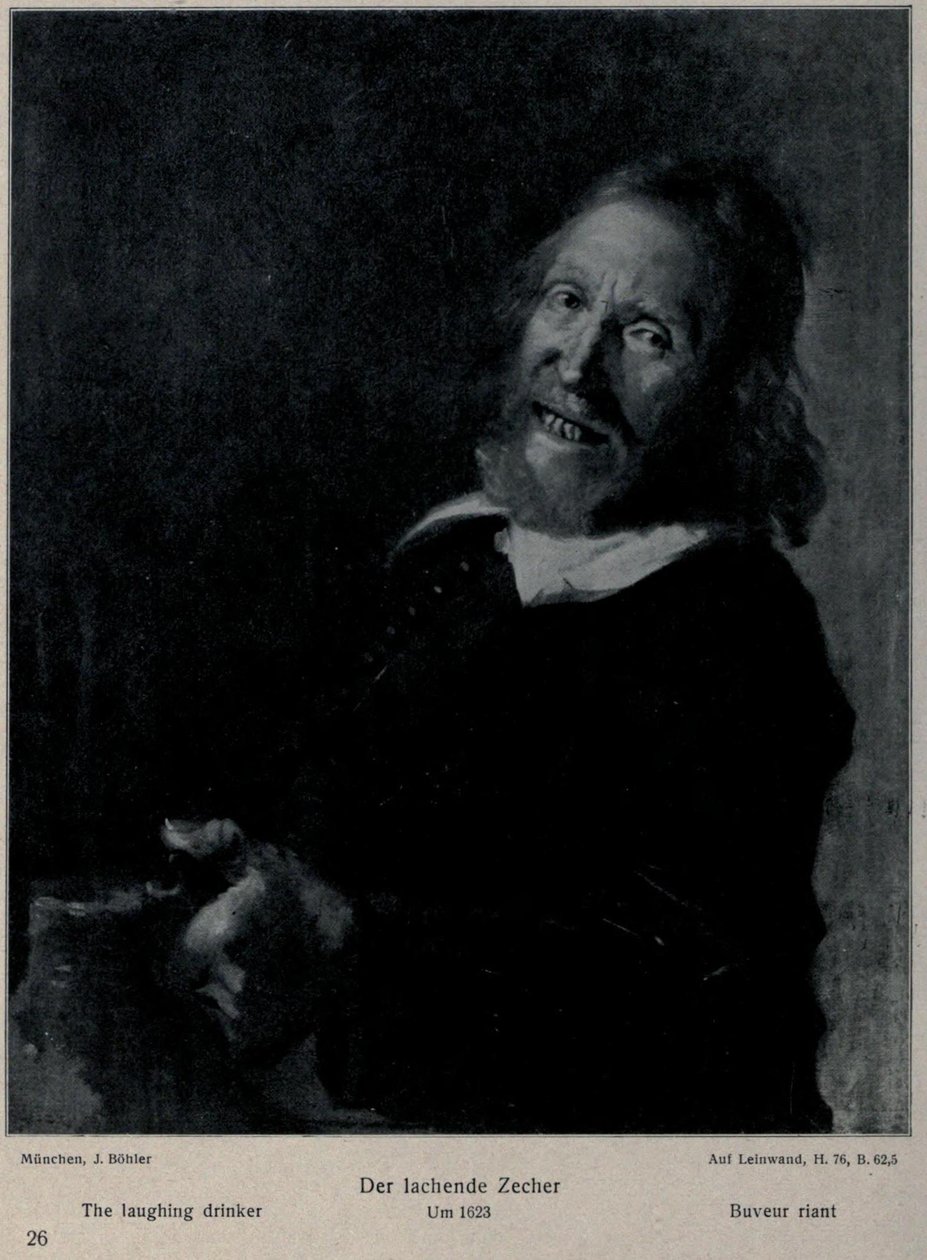 Lachende drinker door After Frans Hals