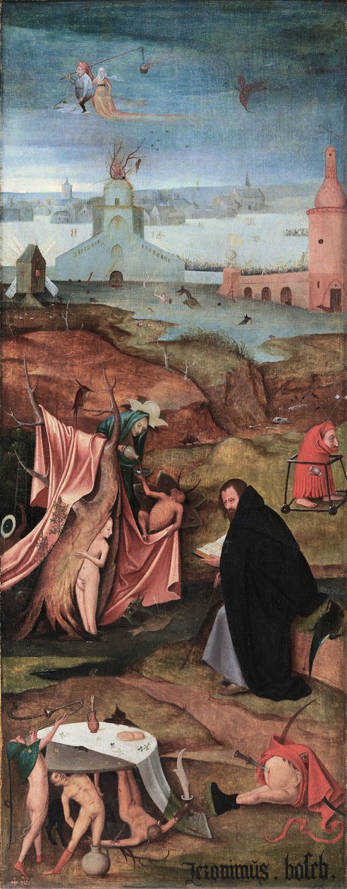 De verzoeking van Sint Antonius door After Hieronymus Bosch