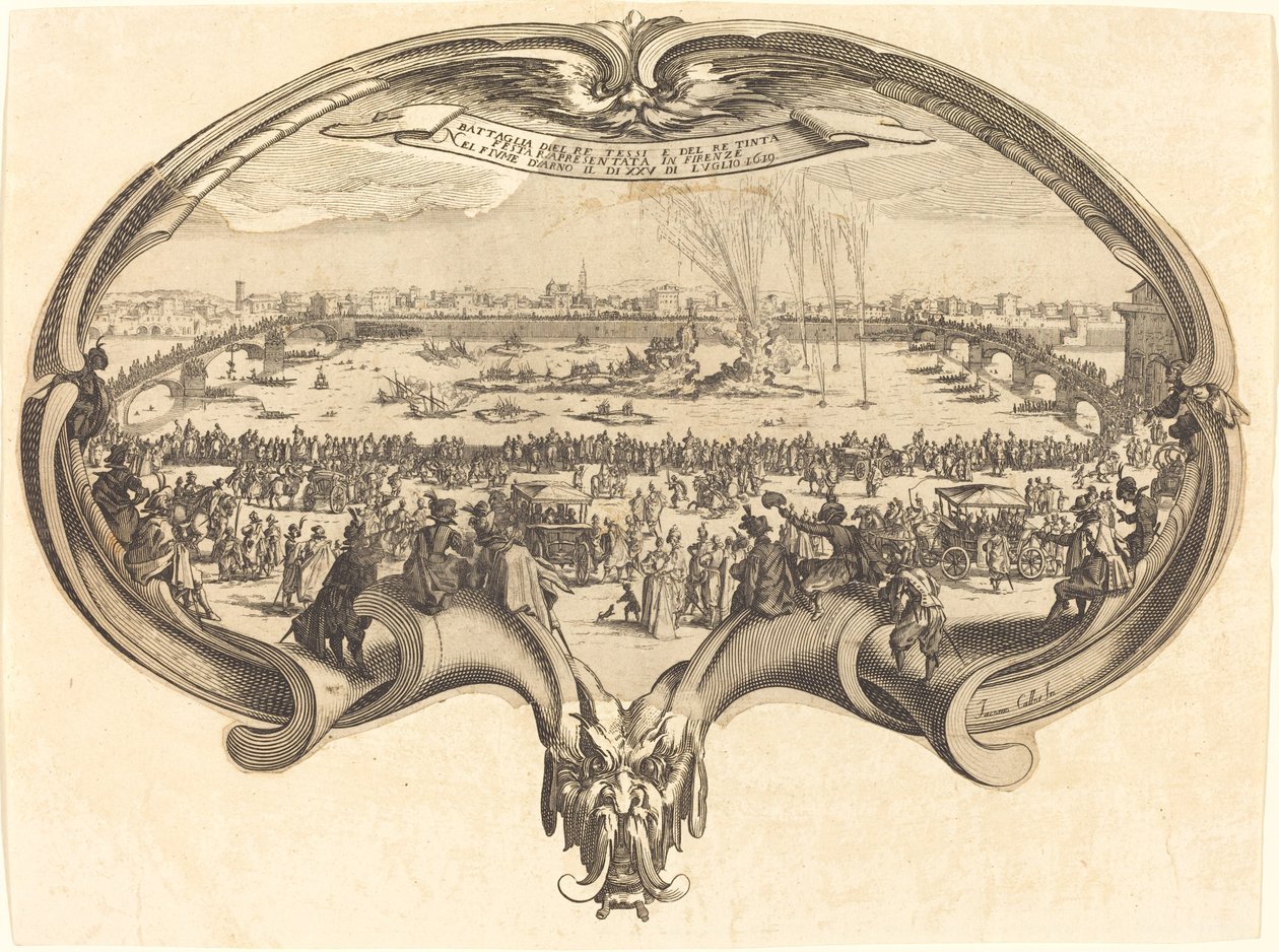 De Waaier door After Jacques Callot