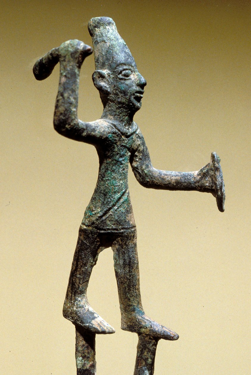 Beeld van Baäl, Kanaänitisch door Age Bronze