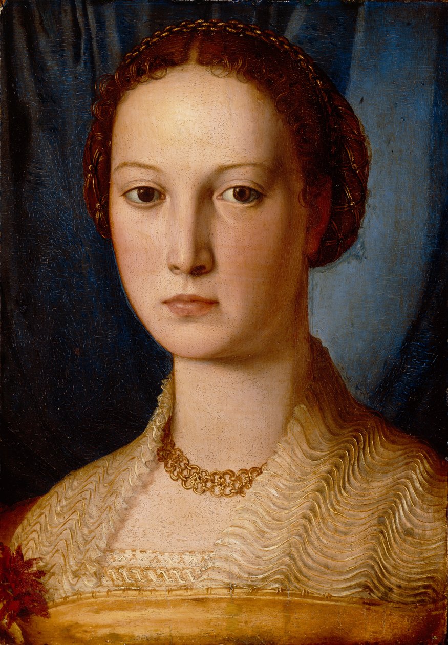 Costanza da Sommaia, c.1540 door Agnolo Bronzino