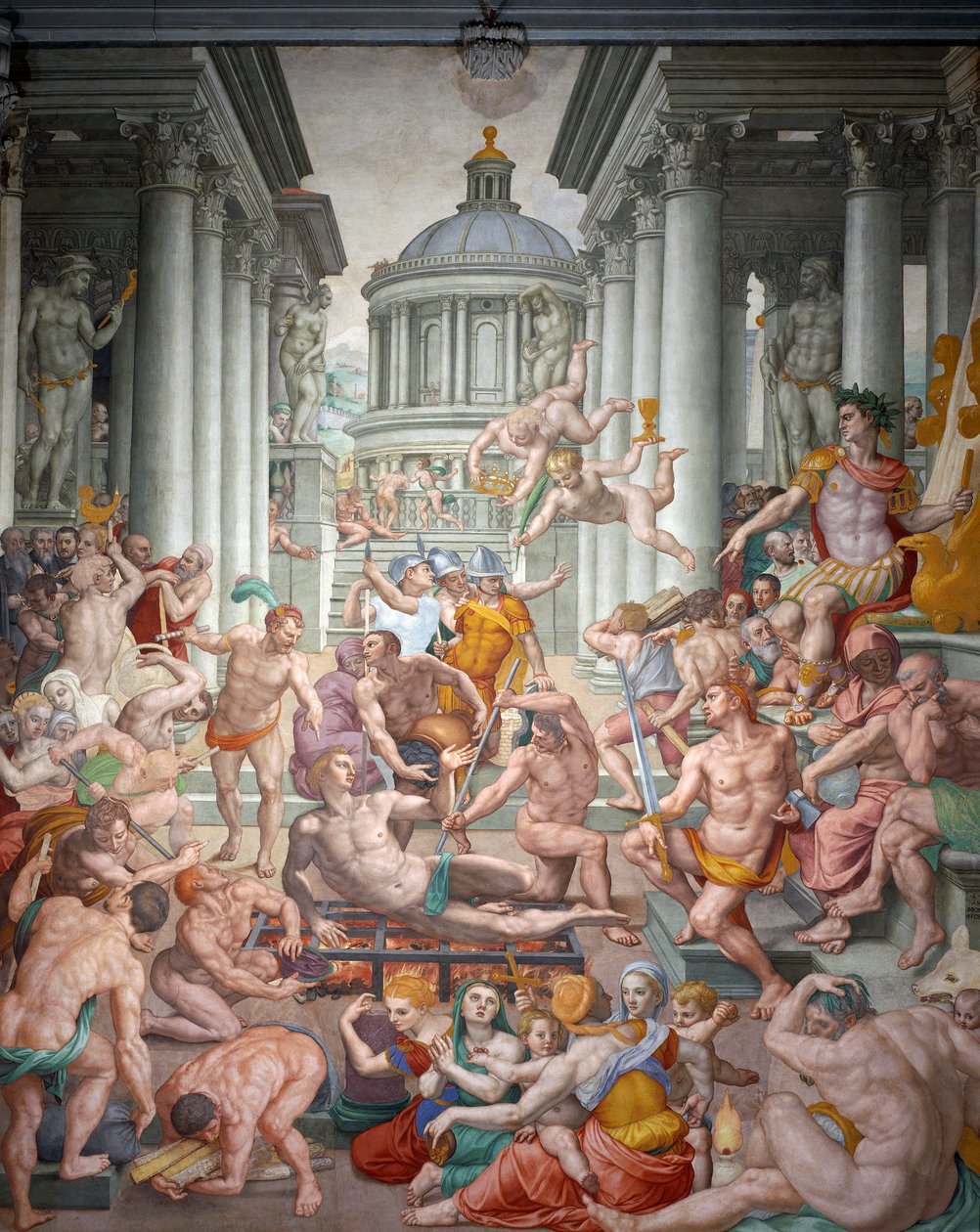 Martelaarschap van Sint Laurentius door Agnolo Bronzino