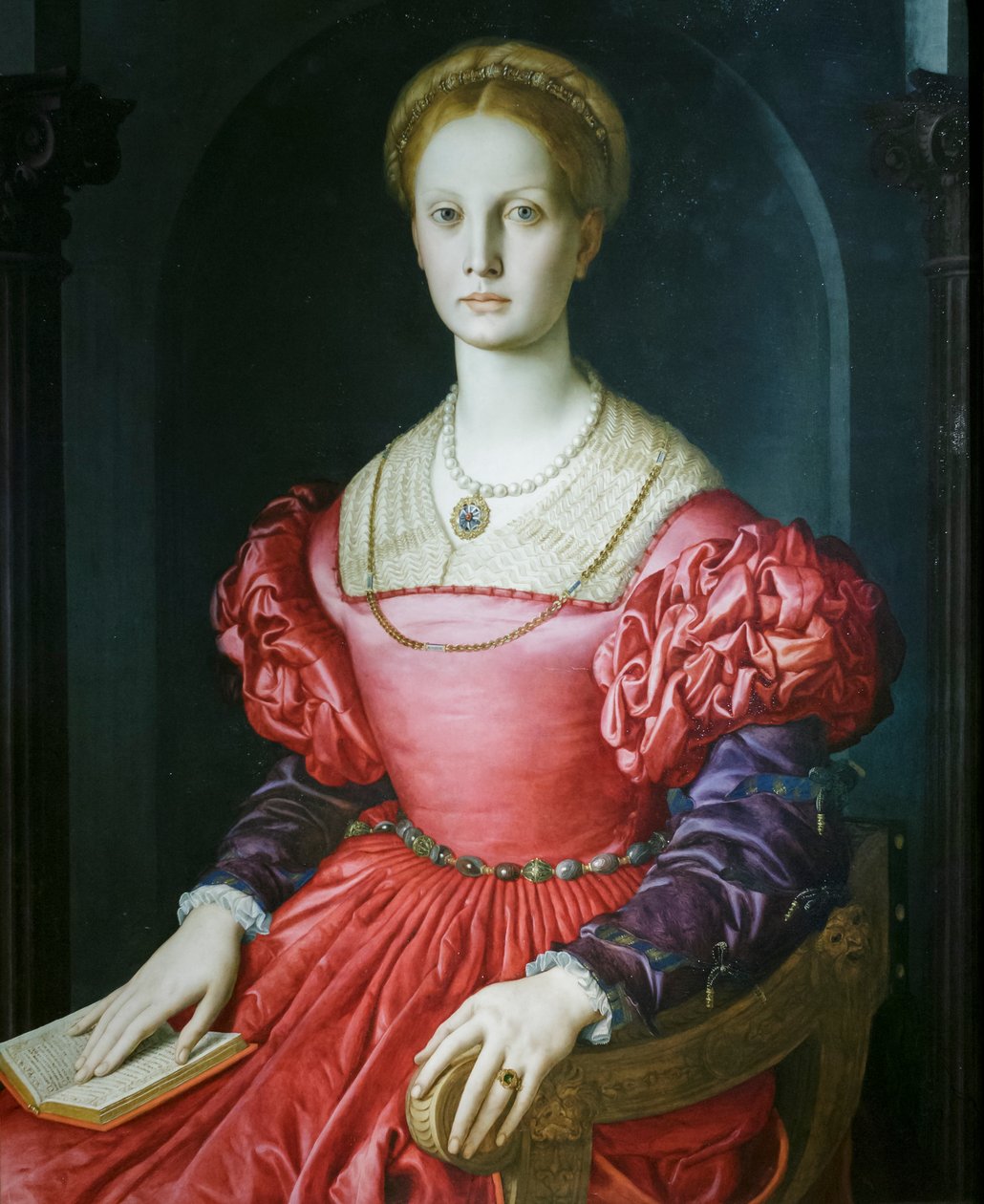 Portret van Lucrezia Panciatichi door Agnolo Bronzino