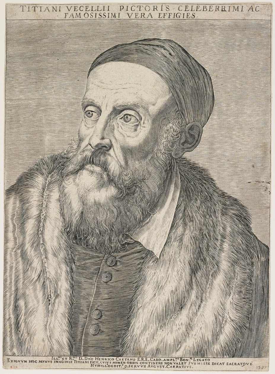 Titian door Agostino Carracci