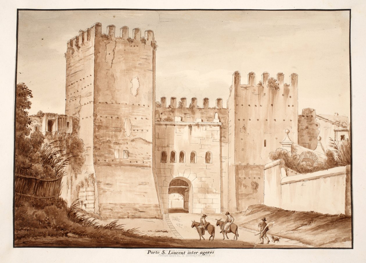 De Porta San Lorenzo, inter ageres door Agostino Tofanelli